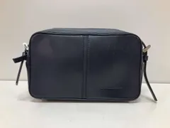 BURBERRY/バーバリー/ショルダーバッグ /オールレザー/ノバチェック/ネイビー