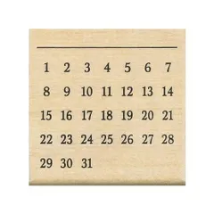 こどものかお スタンプ N#手帳はんこ部 マンスリー/カレンダー 0413-001