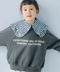 《新品》オーバーサイズロゴスプリングトレーナー 120サイズ p.premier 子供服 トレーナー P111015