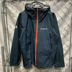 mont-bell マウンテンパーカー ストームクルーザー ジャケット size S ネイビー×オレンジ モンベル 