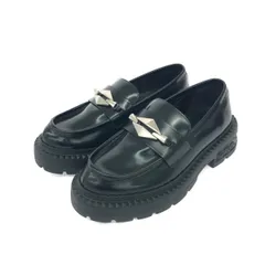 JIMMY CHOO ジミーチュウ ローファー MARLOW　DIAMOND 表記サイズ:34 レザー    ブラック レディース / 241005007130のサムネイル