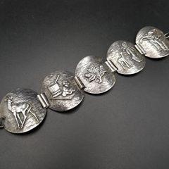 特注品 】本物1930年~1936年製造コイン使用 ブレスレット ミリタリー 