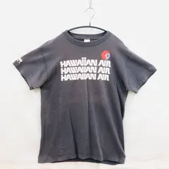 古着　美品　HAWAIIAN　AIRIines　ハワイアン航空　Tシャツ　グレー　アースカラー　Lサイズ相当