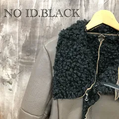 ＮＯ ＩＤ． ＢＬＡＣＫ ノーアイディー コート フェイクムートン ラムレザー ４４７０３０－４９８Ｌ サイズ１ メンズ_246023のサムネイル