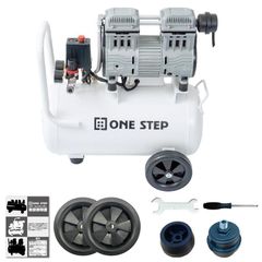 中古美品　エアーコンプレッサー 22L 100v 静音 小型 オイルレス