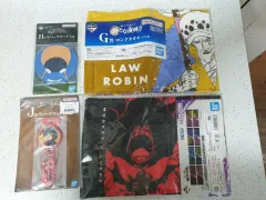 ONE PIECE グッズ タオル / ラバー アソート セット