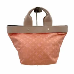 russet ラシット トートバッグ オレンジ 総柄 ナイロン 軽量 ハンドバッグ