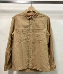 Supreme 長袖シャツ ベージュ Mサイズ - メルカリ