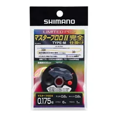 シマノ 鮎仕掛 PJ-AF3Y LIMITED PROマスターフロロII 完全仕掛ケ Type-M クリア 0.175号のサムネイル