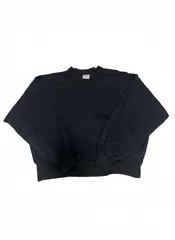 Munsingwear ナイロンプルオーバー ブラック L相当 USA製 ワンポイント