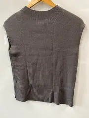 a780⚫︎VIS⚫︎ヴィス⚫︎ノースリーブ⚫︎ニット⚫︎セーター⚫︎sizeF⚫︎グレー