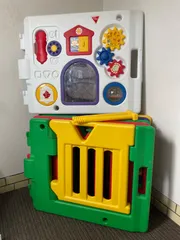 日本育児 ミュージカルキッズランドDX 6枚 ベビーサークル