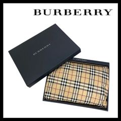 未使用 BURBERRY バーバリー ノバチェック ダウン 羽毛 ひざ掛け
