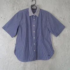 UNIQLO ユニクロ メンズ JWAnderson トップス ストライプ リラックスシャツ Mサイズ □〇