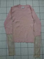 ◇ Θ チャオパニックティピー CIAOPANIC TYPY 異素材切替リブニットピンク系 ONE レディース E  【1512220063035】