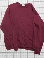 ◇ Θ チャンピオン Champion ECO AUTHENTIC クルーネックスウェット Lサイズ メンズ ボルドー系 E  【1512220062175】