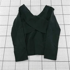 ◇ Θ マーキュリーデュオ MERCURYDUO クロスデザイン長袖トップス ブラック系 レディース F E  【1512220063912】