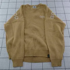 ◇ Θ キャンプセブン CAMP7 クルーネックニットセーター ベージュ系 メンズ M E  【1512220063790】