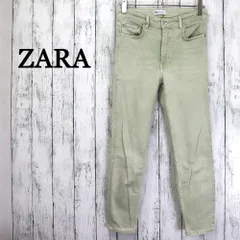 ★美品　ZARA　ザラ　ストレッチ　スリムフィットジーンズ　カラーデニム　ヴィンテージ感　ファイブポケットパンツ