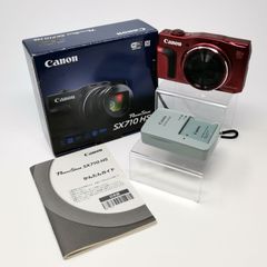 5ABM9 Canon Power Shot SX710 HSレッド 液晶黄ばみ - メルカリ