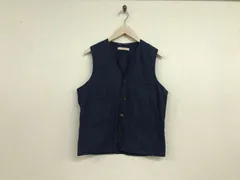 本物グローバルワークGLOBALWORKコットンワークジレベストメンズサーフアメカジミリタリーストリートスケーターワークビジネススーツモードゴルフドレスバイカー紺ネイビーM