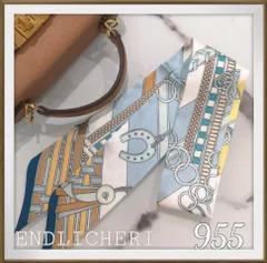 【SALE】リボンスカーフ　バッグスカーフ　バッグチャーム955＃