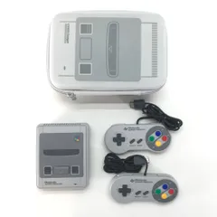 ◎任天堂 ゲーム機本体 ニンテンドークラシックミニ スーパーファミコン ケース付き HDMI・電源コードなし