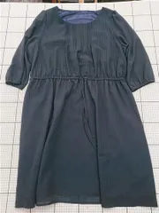 ◇ ⊂ エヌユー nu ワンピース 19号 5L ブラック系 レディース E  【1512220059342】