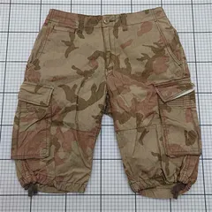 ◇ ⊂ グリーンレーベルリラクシング GREEN LABEL RELAXING カーゴショートパンツ 迷彩柄 メンズ S E  【1512220059588】