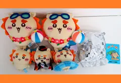 6点セット ちいかわ MINISO シーサー グッズ 猛暑の夏シリーズ 中国限定/ぬいぐるみ・マスコット・フィギュア