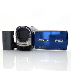 【Victor】Victor GZ-HD300-A Blue Digital Video Camera with Battery #R397