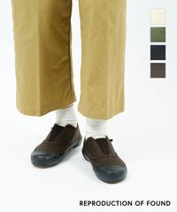 【30%OFF】(C-2)(リプロダクション オブ ファウンド REPRODUCTION OF FOUND) フロントゴア ローカット スリッポン スニーカー シューズ ITALIAN MILITARY TRAINER・3000C-4612301(レディース)