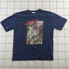 ◇ Θ PBLIM PBL56059TS キトゥニッシュ猫プリントTシャツ ネイビー系 メンズ M E  【1512220060287】