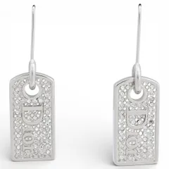 ディオール ピアス Diorロゴ プレート ラインストーン Aランク di7815ht