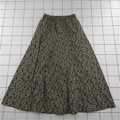 ◇ ⊂ ルージュヴィフ Rouge Vif 花柄フレアロングスカート ブラック系 レディース E  【1512220060492】