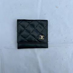 CHANEL ブラック レザー キルティング カードケース ノベルティ - メルカリ