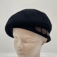 KO3745□マッキントッシュフィロソフィー MACKINTOSH PHILOSOPHY ベレー帽  57.5ｃｍ ブラックのサムネイル