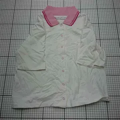 ◇ ⊂ オカメヒョットコ OKAME HYOTTOKO ピンク襟シャツ Fサイズ レディース E  【1512220061338】