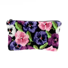 HOTMAN ホットマン アルパロ/ポーチ  花柄/シェニール織    ブラック レディース / 240001182698