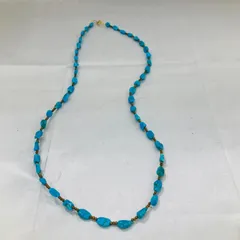 A【ターコイズ】ネックレス 天然石 誕生石 カラーストーン アクセサリー 小物