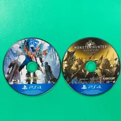 【Discのみ ２点セット】PS4 デビルメイクライ５ モンスターハンター ワールド CAPCOM カプコン プレイステーション4