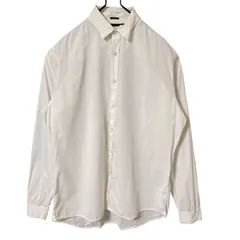 M ゲス 無地 シンプル 単色 ホワイト 白 ボタンダウン シャツ レディース ユニセックス メンズ 古着 長袖