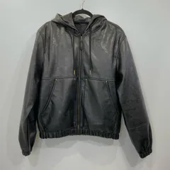 【姫路東店】 中古 ZARA | ザラ その他アウター フェイクレザー フーデッド ジャケット 6318/450/800 ブラック サイズ：M 【094】