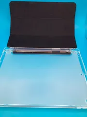 iPad 10.2インチ 用 手帳型ケース デニム調 ブラック／グレー 2色 新品