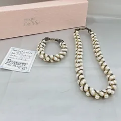 A【まとめ売り】PEARL La Vie 淡水パール ネックレス ブレスレット そごう 箱付き