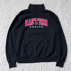 チャンピオン  スウェット ハーフジップ トレーナー 古着 イースタン eastern カレッジ 4636