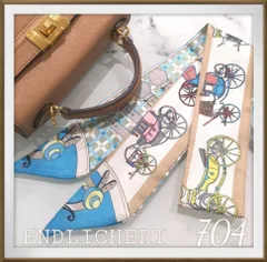 【SALE】リボンスカーフ　バッグスカーフ　バッグチャーム704＃