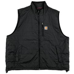 Carhartt 中綿ナイロンベスト ブラック Lサイズ - メルカリ