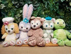 ディズニー　ダッフィー＆フレンズ　ぬいぐるみ５体セット