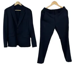 EDIFICE(エディフィス) シングルスーツ メンズ美品  - ネイビー 417/ウエストゴム